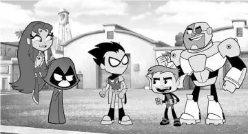 ??  ?? The Teen Titans make their movie debut in ‘Teen Titans Go! To the Movies’. — Warner Bros. Animation
