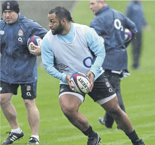  ?? ?? Billy Vunipola has been selected to face New Zealand tomorrow. ‘Billy's job is to get us over the gain line,’ said his coach yesterday