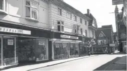  ?? Pictures: Steve Salter ?? A shot from September 1962 when the ex-Merchant Chandler shop was clothing store Ashley Russell