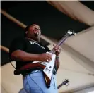  ?? Photograph: David Redfern/Redferns ?? Larry McCray on stage in New Orleans in 1996.