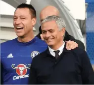  ??  ?? WINNING COMBO: Terry and Mourinho at Chelsea
