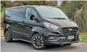  ?? DAMIEN O’CARROLL/STUFF ?? Top van: The Ford Transit Custom Sport is more than just stripes and fancy wheels – you get more power, too.