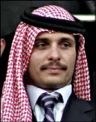  ??  ?? الملك عبد الله وولي عهده السابق الأمير حمزة