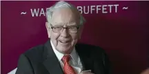  ?? AP FILE ?? ART OF THE DEAL: Warren Buffett, chairman and CEO of Berkshire Hathaway, said in his annual letter to shareholde­rs Saturday that the current system of reviewing deals doesn’t always work well.