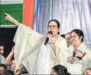  ??  ?? West Bengal chief minister Mamata Banerjee addresses a protest against the Citizenshi­p (Amendment) Act, NPR and NRC in Kolkata on January 15. ANI