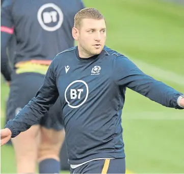 ??  ?? PARIS MATCH: Scotland’s Finn Russell plays his club rugby in the French capital.