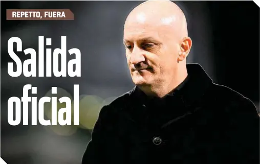  ?? ?? Pablo Repetto es el segundo técnico que queda cesado del presente torneo en la Liga MX.