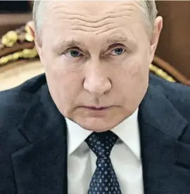  ?? SPUTNIK / REUTERS ?? El president de Rússia, Vladímir Putin