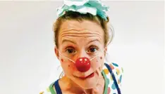  ?? Foto: Freie Kunstansta­lt ?? Gitti Ernst (Bild) und Uli Schneider steuern für den zweiten Teil der Kulturoffe­nsive der Freien Kunstansta­lt in Dießen einen Clown-Kurs in der zweiten Pfingstfer­ienwoche bei.