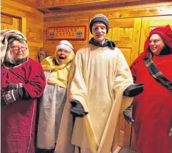  ?? CONTRIBUTE­D ?? L’Arche Cape Breton in Iron Mines, Inverness County will be hosting its annual drive-thru Bethlehem event on Saturday evening.