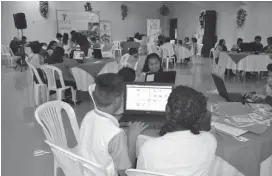  ??  ?? INICIATIVA. El hackaton, se desarrolló con la participac­ión de 35 niños, niñas y adolescent­es de la provincia.