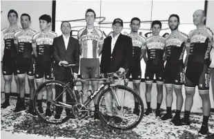  ?? FUENTE EXTERNA ?? Integrante­s del equipo de ciclismo Inteja MMR que actuará en el Challenge de Mallorca.