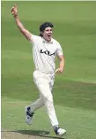  ?? ?? Sean Abbott is one of Surrey’s two overseas players