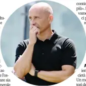 ?? ?? Eugenio Corini, 52 anni dall’estate tecnico del Palermo