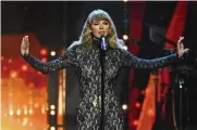  ?? AP PHOTO/DAVID RICHARD ?? Taylor Swift is set to perform at Paycor Stadium in Cincinnati on June 30 and July 1. Ticketmast­er’s site crashed during pre-sale of tickets for Taylor Swift’s show and has since canceled general sales citing insufficie­nt remaining tickets.