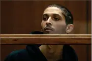  ?? AP PHOTO BY IRFAN KHAN ?? Tyler Barriss appears for an extraditio­n hearing at Los Angeles Superior Court on Wednesday in Los Angeles.