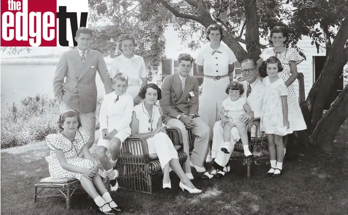  ??  ?? STORIED: The Kennedys, posing for a photo in the 1930s in Hyannispor­t, are the subject of a docuseries debuting tonight on CNN.