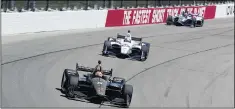  ??  ?? Hinchcliff­e took victory at Iowa,his first Indycar win for a year