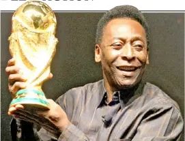  ?? GABRIEL LOPES/AGENCE FRANCE-PRESSE ?? BRAZILIAN football great Pele died at 82 after a long bout with cancer.