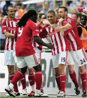  ??  ?? Stoke City saved their best performanc­e for the big stage.