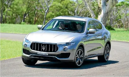  ??  ?? Undeniably impressive around corners, but will the Levante’s ride be too firm for some luxury-SUV buyers?