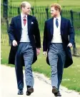  ??  ?? Die Prinzen William und Harry.