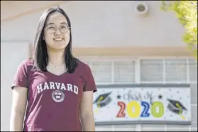  ?? Ellen Schmidt Las Vegas Review-Journal ?? Coronado High grad Katie Lim is headed to Harvard with dreams of being a policy analyst and a human rights attorney.