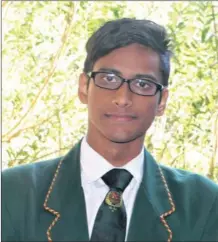  ??  ?? Karan Kotaraju of India is training in South Africa, following his dream to become an Olympic swimmer.