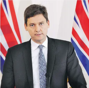  ?? NICK PROCAYLO ?? Attorney General David Eby says the B.C. NDP government will introduce a bill to ban corporate and union political donations next week. A personal donation cap will be set between $100 and $3,000, Eby says.