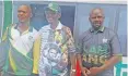  ?? ?? JOSSEY Buthane (middle) has re-joined the ANC from the EFF after a fall out with Julius Malema ahead of May 29 polls.