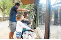  ?? JUAN AYALA ?? Una familia en el Zoo de Córdoba.