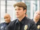  ?? Tony Rivetti ABC ?? NATHAN FILLION stars in the new police drama “The Rookie” on ABC.