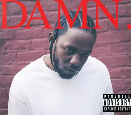  ?? Picture: INTERSCOPE ?? WISDOM AND DESIRE: Cover art for Kendrick Lamar’s album ‘Damn’.