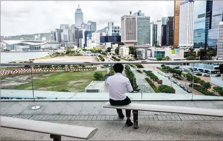  ?? AFP ?? Hong Kong remains the world’s most unafforabl­e housing market despite an economic downturn.