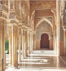  ?? GETTY IMAGES ?? El Patio de los Leones de la Alhambra, en Granada.