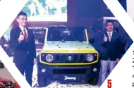  ??  ?? 5 5. Suzuki PH president Shuzko Hoshikura leads the unveiling of the Jimny