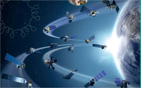  ??  ?? Below: NASA has an incredible fleet of satellites for monitoring environmen­tal changes on Earth