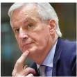  ?? FOTO: DPA ?? EU-Chefunterh­ändler Barnier legte einen Brexit-Entwurf vor.