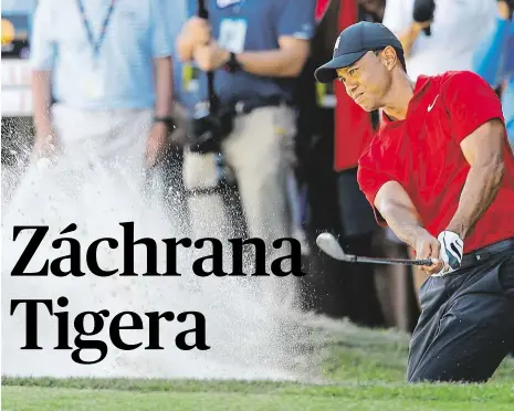  ?? Foto: USA TODAY Sports ?? Vyhrabal se z potíží Tiger Woods má za sebou další vydařené představen­í.