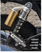  ??  ?? Gabriel remote reservoir shocks.