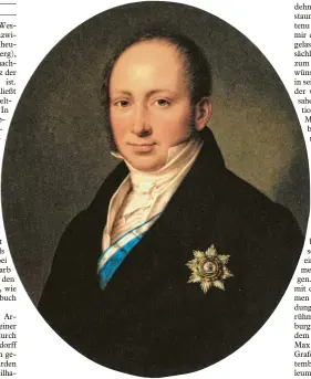  ?? Foto: Pustet ?? Carl Ernst von Gravenreut­h in einem Brustbild von Joseph Bernhardt, wohl eine Kopie nach einem um 1813/15 entstanden­en Gemälde von Josef Stieler.