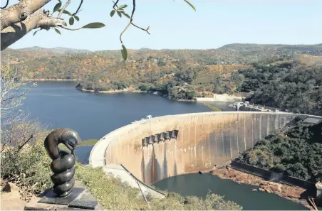  ?? CHEN YAQIN Xinhua ?? KARIBA Dam in Kariba, Zimbabwe. Eskom had to scramble to procure as much diesel as possible to fuel emergency generators in Mozambique, Zimbabwe and Malawi after flooding this week. |