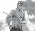  ?? MICHAEL MADRID/ USA TODAY SPORTS ?? Phil Mickelson shot 75 on Sunday to finish at 11- over 295 in the U. S. Open.