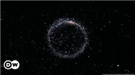  ??  ?? Space debris left behind after thousands of missions poses a major hazard