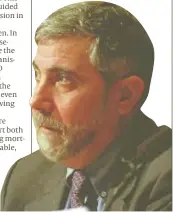  ??  ?? Iconic American economist Paul Krugman