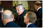  ?? DOUG MILLS / NYT ?? John Sullivan, the deputy Secretary of State at a 2018 news conference at the White House, is expected to become the next ambassador to Russia.