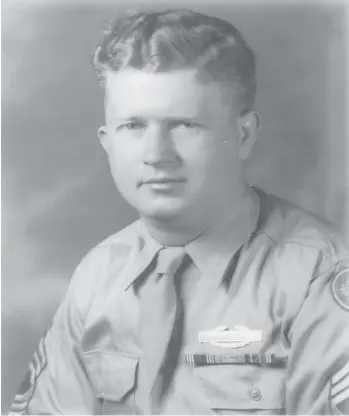  ?? COURTESY OF YAD VASHEM VIA THE ASSOCIATED PRESS FILES ?? U.S. army Master Sgt. Roddie Edmonds is the first American serviceman to be recognized with Israel’s highest honour for non-Jews who risked their lives to save Jews during the Second World War.