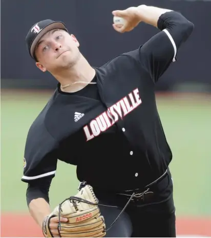  ?? AP ?? Former Louisville left-hander and Springfiel­d native Reid Detmers would be the best player available if he falls to the Sox at No. 11.