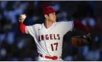  ?? ?? AP PHOTO/ASHLEY LANDIS, FILE Los Angeles Angels starting pitcher Shohei Ohtani throws during a baseball game against the Los Angeles Dodgers in Anaheim, Calif., June 21.