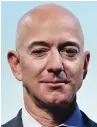  ??  ?? Satellite bid...Jeff Bezos